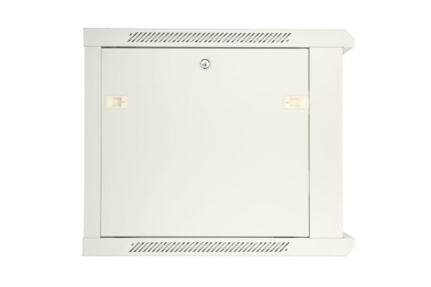 Szafka wisząca rack 9U 600x450 szara metalowe drzwi Szafka wisząca rack 9U 600x450 szara metalowe drzwi