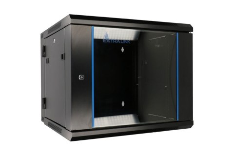 Szafka wisząca rack 9U 600x600 czarna dwusekcyjna Szafka wisząca rack 9U 600x600 czarna dwusekcyjna