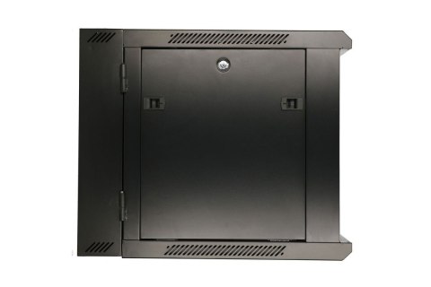 Szafka wisząca rack 9U 600x600 czarna dwusekcyjna Szafka wisząca rack 9U 600x600 czarna dwusekcyjna