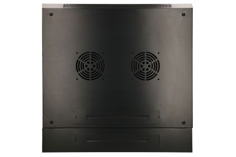 Szafka wisząca rack 9U 600x600 czarna dwusekcyjna Szafka wisząca rack 9U 600x600 czarna dwusekcyjna