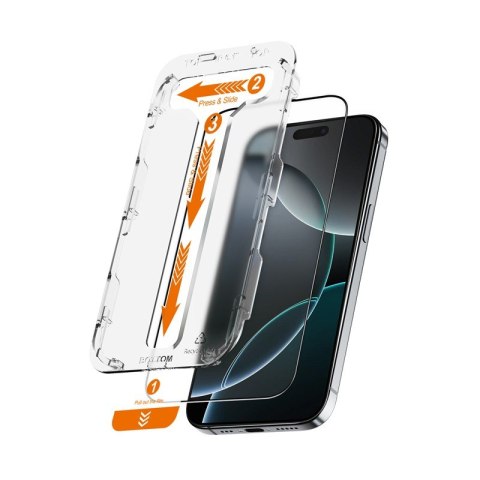 Szkło hartowane EasyShield 2-Pack - iPhone 16 Pro (2 sztuki) Szkło hartowane EasyShield 2-Pack - iPhone 16 Pro (2 sztuki)