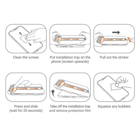 Szkło hartowane EasyShield 2-Pack - iPhone 16 Pro (2 sztuki) Szkło hartowane EasyShield 2-Pack - iPhone 16 Pro (2 sztuki)