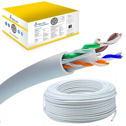 Kabel sieciowy CAT6 UTP (U/UTP) V2 wewnętrzny 100M skrętka Kabel sieciowy CAT6 UTP (U/UTP) V2 wewnętrzny 100M skrętka