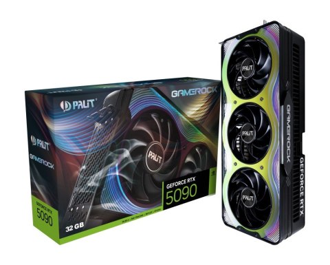 Karta graficzna RTX 5090 GameRock 32GB GDDR7 512bit 3DP/HDMI Karta graficzna RTX 5090 GameRock 32GB GDDR7 512bit 3DP/HDMI