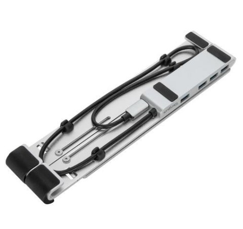 Przenośny stojak ze zintegrowanym koncentratorem USB-A Przenośny stojak ze zintegrowanym koncentratorem USB-A
