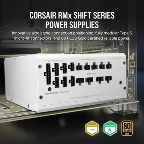 Zasilacz RM1200X SHIFT 80+ GOLD ATX WHITE Zasilacz RM1200X SHIFT 80+ GOLD ATX WHITE