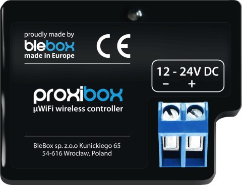 Czujnik zbliżeniowy proxibox z WiFi Blebox Czujnik zbliżeniowy proxibox z WiFi Blebox