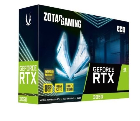Karta graficzna GeForce RTX 3050 ECO 8GB GDDR6 128bit 3DP/HDMI Karta graficzna GeForce RTX 3050 ECO 8GB GDDR6 128bit 3DP/HDMI