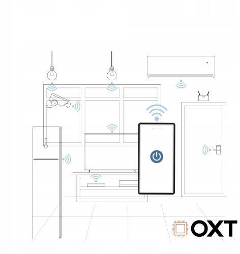 Moduł OXT mini 1 obwód beznapięciowy WiFi Tuya Moduł OXT mini 1 obwód beznapięciowy WiFi Tuya
