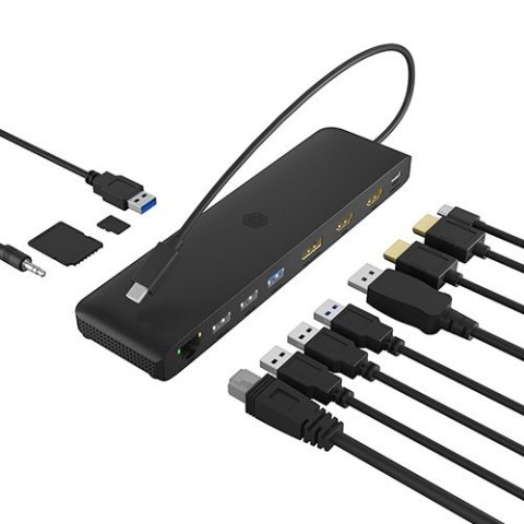 Stacja dokująca IB-DK2116-C 12in1,HDMI,DP,LAN,USB Stacja dokująca IB-DK2116-C 12in1,HDMI,DP,LAN,USB