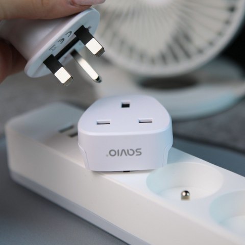 Adapter podróżny, gniazdo UK wtyk EU AP-02 Adapter podróżny, gniazdo UK wtyk EU AP-02