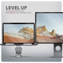 STND-LR Podstawa do laptopów aluminiowa 10-16" regulowane kąty nachylenia, obrót o 360 stopni