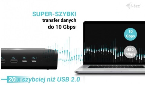 Stacja dokująca uniwersalna 6x 4K/60Hz Display PD 140W Stacja dokująca uniwersalna 6x 4K/60Hz Display PD 140W
