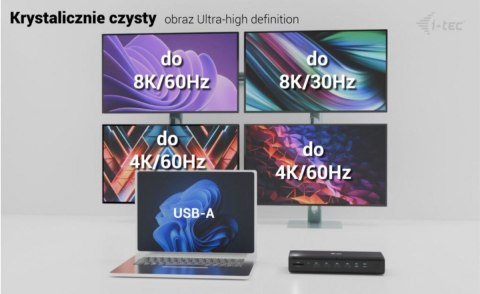 Stacja dokująca uniwersalna 6x 4K/60Hz Display PD 140W Stacja dokująca uniwersalna 6x 4K/60Hz Display PD 140W
