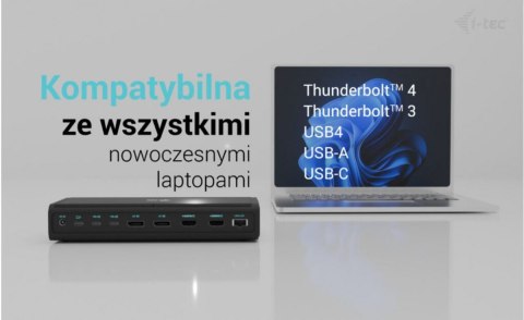 Stacja dokująca uniwersalna 6x 4K/60Hz Display PD 140W Stacja dokująca uniwersalna 6x 4K/60Hz Display PD 140W