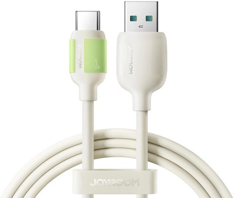 Kabel Joyroom S-A53 3A USB-A - USB-C z fluorescencyjną końcówką 1,2 m - beżowy Kabel Joyroom S-A53 3A USB-A - USB-C z fluorescencyjną końcówką 1,2 m - beżowy