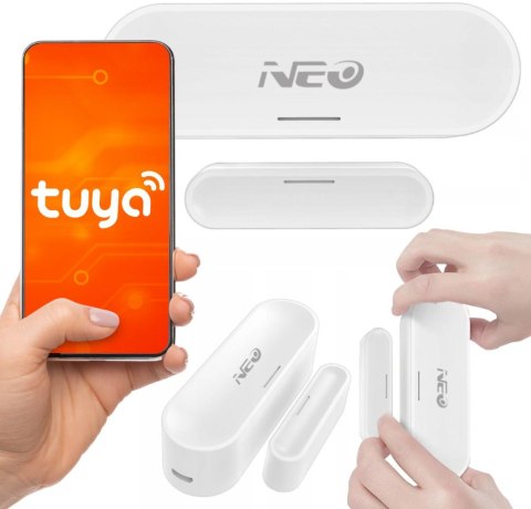 NEO Kontaktron Zigbee, czujnik wejścia Tuya NAS-DS07B NEO Kontaktron Zigbee, czujnik wejścia Tuya NAS-DS07B