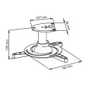UCHWYT sufitowy 16cm DO PROJEKTORA 15kg P-101 uniwersalny pełna regulacja UCHWYT sufitowy 16cm DO PROJEKTORA 15kg P-101 uniwersalny pełna regulacja