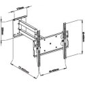 Uchwyt LCD AR-20B 32-65 cali 45kg pion/poziom Uchwyt LCD AR-20B 32-65 cali 45kg pion/poziom