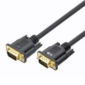 Kabel VGA 15M-15M 1.8 m., czarny pozłacany Kabel VGA 15M-15M 1.8 m., czarny pozłacany