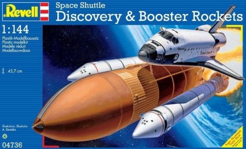 Model plastikowy Space Shuttle Discovery & Booster Rockets Model plastikowy Space Shuttle Discovery & Booster Rockets