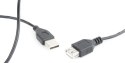 Przedłużacz kabla USB 2.0 AM-AFI 0.75m czarny Przedłużacz kabla USB 2.0 AM-AFI 0.75m czarny