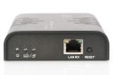 Przedłużacz/Extender KVM (HDMI+USB) do 120m po Cat.5e UTP lub IP, 1080p FHD 60Hz, audio (zestaw) Przedłużacz/Extender KVM (HDMI+USB) do 120m po Cat.5e UTP lub IP, 1080p FHD 60Hz, audio (zestaw)