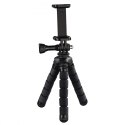Mini statyw flex 2w1 14cm czarny Mini statyw flex 2w1 14cm czarny
