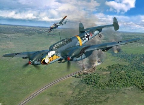 Model plastikowy Messerschmitt BF-110-C7 Model plastikowy Messerschmitt BF-110-C7