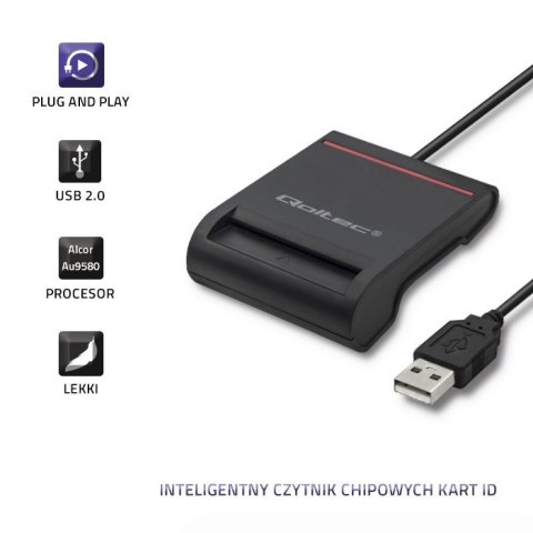 Inteligentny czytnik chipowych kart ID | USB2.0 | Plug&play Inteligentny czytnik chipowych kart ID | USB2.0 | Plug&play