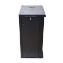 Szafa rack 15U 600x600mm czarna wisząca