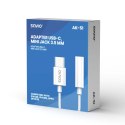 Adapter USB-C - Mini Jack 3,5mm, Xiaomi, Huawei, Oppo, AK-51 Adapter USB-C - Mini Jack 3,5mm, Xiaomi, Huawei, Oppo, AK-51