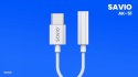Adapter USB-C - Mini Jack 3,5mm, Xiaomi, Huawei, Oppo, AK-51 Adapter USB-C - Mini Jack 3,5mm, Xiaomi, Huawei, Oppo, AK-51