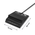 Inteligentny czytnik chipowych kart ID SCR-0636 | USB typu C Inteligentny czytnik chipowych kart ID SCR-0636 | USB typu C