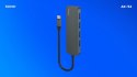 HUB 4-portowy USB 3.1 Gen.1, AK-54 HUB 4-portowy USB 3.1 Gen.1, AK-54