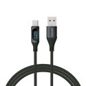 Kabel USB - USB C z wyświetlaczem, 60W, 1m, CL-172 Kabel USB - USB C z wyświetlaczem, 60W, 1m, CL-172