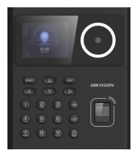 TERMINAL Z IDENTYFIKACJĄ TWARZY I LINII PAPILARNYCH HIKVISION DS-K1T320MFWX TERMINAL Z IDENTYFIKACJĄ TWARZY I LINII PAPILARNYCH HIKVISION DS-K1T320MFWX
