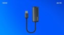 Adapter USB-A 3.1 Gen 1 do RJ-45 gigabit Ethernet, AK-55 Adapter USB-A 3.1 Gen 1 do RJ-45 gigabit Ethernet, AK-55