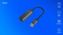 Adapter USB-A 3.1 Gen 1 do RJ-45 gigabit Ethernet, AK-55 Adapter USB-A 3.1 Gen 1 do RJ-45 gigabit Ethernet, AK-55