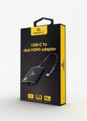 Adapter USB-C do 2xHDMI 4Kx2K audio Adapter USB-C do 2xHDMI 4Kx2K audio
