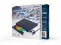 Napęd DVD na USB zewnętrzny DVD-USB-03 czarny Napęd DVD na USB zewnętrzny DVD-USB-03 czarny