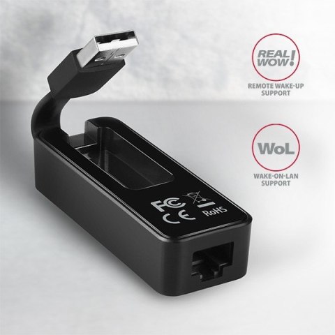 ADE-XR Karta sieciowa Fast Ethernet adapter, USB2.0, instalacja automatyczna ADE-XR Karta sieciowa Fast Ethernet adapter, USB2.0, instalacja automatyczna