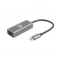 Adapter USB C - RJ45 szary, 10/100/1000 Mb/s Adapter USB C - RJ45 szary, 10/100/1000 Mb/s
