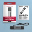 CRE-DAC Czytnik kart zewnętrzny USB3.2 Gen 1 Type-C + Type-A SD/microSD CRE-DAC Czytnik kart zewnętrzny USB3.2 Gen 1 Type-C + Type-A SD/microSD