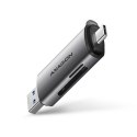 CRE-SAC Czytnik kart zewnętrzny USB3.2 Gen 1 Type-C + Type-A SD/microSD CRE-SAC Czytnik kart zewnętrzny USB3.2 Gen 1 Type-C + Type-A SD/microSD