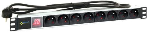 Listwa rack Pulsar RALZ 8 gniazd Listwa rack Pulsar RALZ 8 gniazd