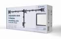 Ramię dla trzech monitorów biurkowe (regulowane), 17 cali- 27 cali, do 7kg Ramię dla trzech monitorów biurkowe (regulowane), 17 cali- 27 cali, do 7kg