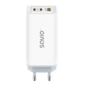 Ładowarka sieciowa USB GaN 65W, Quick Charge 4.0, Power Delivery 3.0, LA-07 Ładowarka sieciowa USB GaN 65W, Quick Charge 4.0, Power Delivery 3.0, LA-07