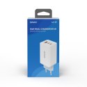 Ładowarka sieciowa USB GaN 65W, Quick Charge 4.0, Power Delivery 3.0, LA-07 Ładowarka sieciowa USB GaN 65W, Quick Charge 4.0, Power Delivery 3.0, LA-07