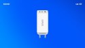 Ładowarka sieciowa USB GaN 65W, Quick Charge 4.0, Power Delivery 3.0, LA-07 Ładowarka sieciowa USB GaN 65W, Quick Charge 4.0, Power Delivery 3.0, LA-07